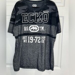 Ecko Unlimited Men's 1972 Short Sleeve Knit - Gray - Size 2XL
